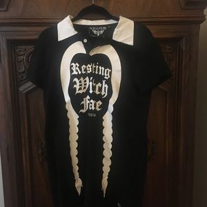 Killstar | Resting Witch Face Wednesday Addams